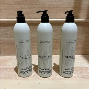 Lavender & Eucalyptus Body Wash - Alice + co 3 bottles bundle